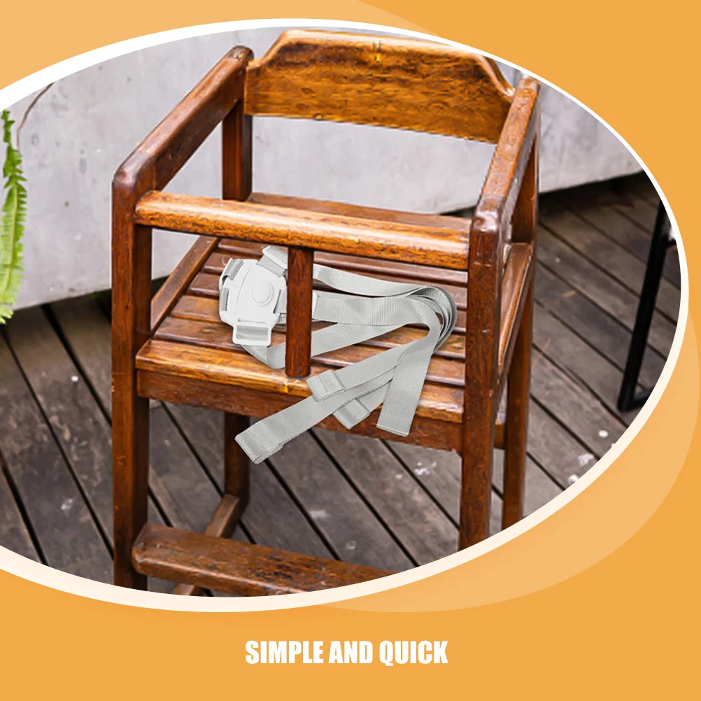 5 قطع حزام أمان للأطفال قابل للتعديل حزام كرسي مرتفع عالمي لعربة الأطفال خفيف الوزن ومحمول وسهل الاستخدام #3