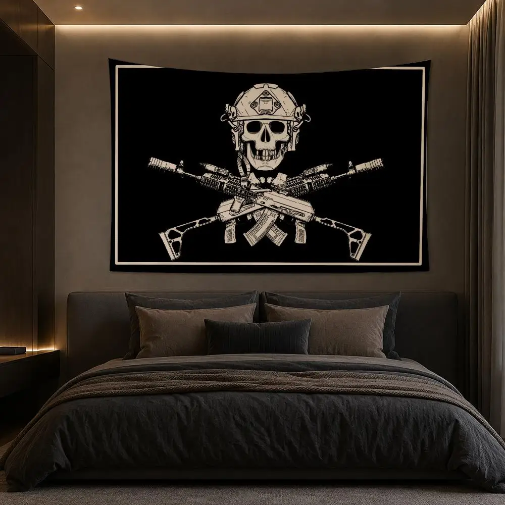Russian Roger Cool Military Tapestry Bedroom Living Room Bar Party House Home Dorm Interior Wall Decor Background Banner