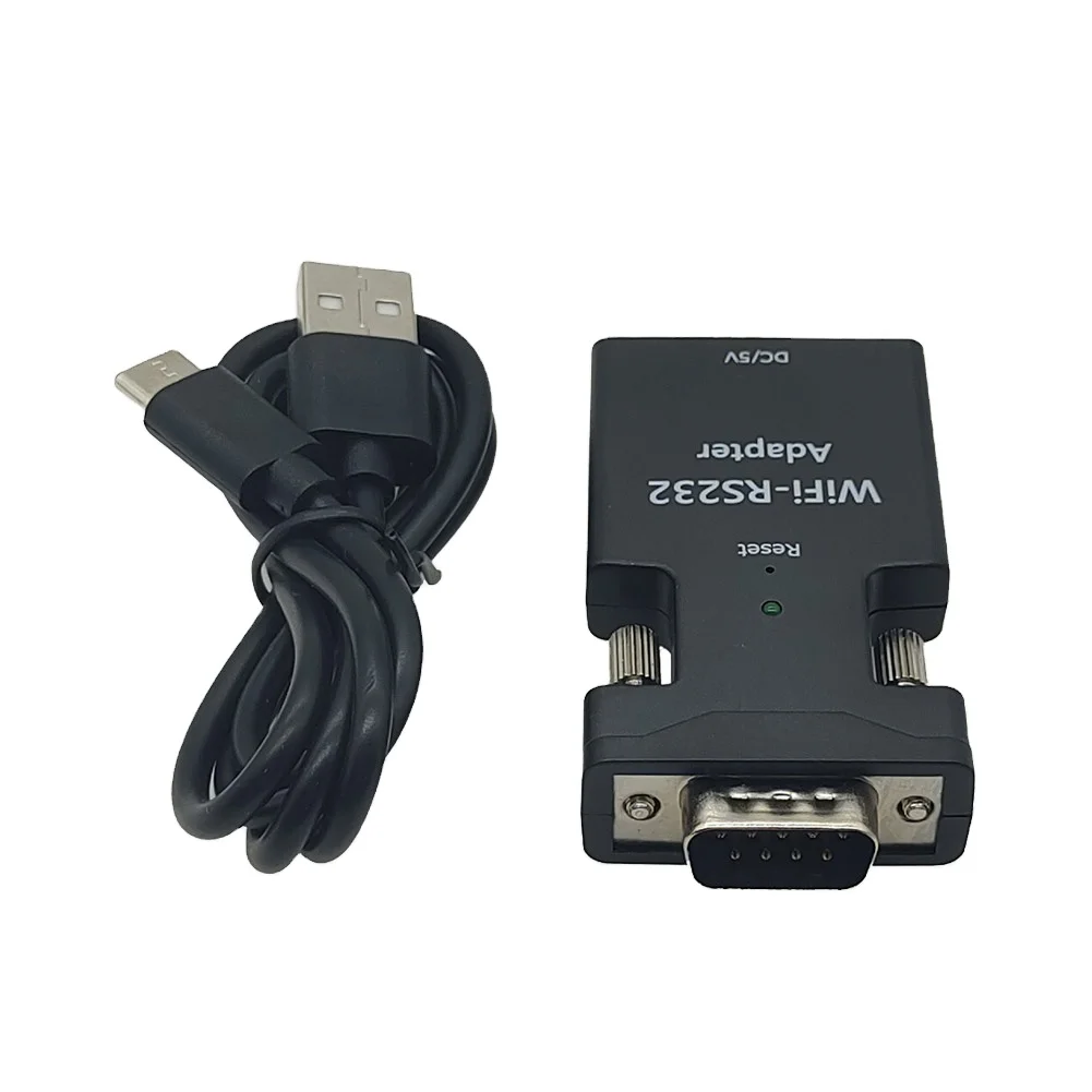 

Mini RS232 to Wifi Adapter RS232 Wireless Extender No Drive Telnet Protocol Transparent Transmission for Remote Config/Testing