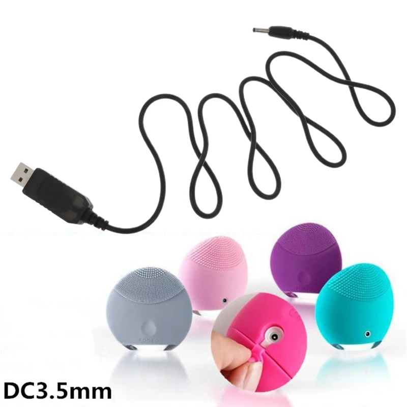 USB to DC 3.5x1.35mm Power Cable Barrel Jack Charger Cord for Led Lights Toys Small Household Appliances Y3ND