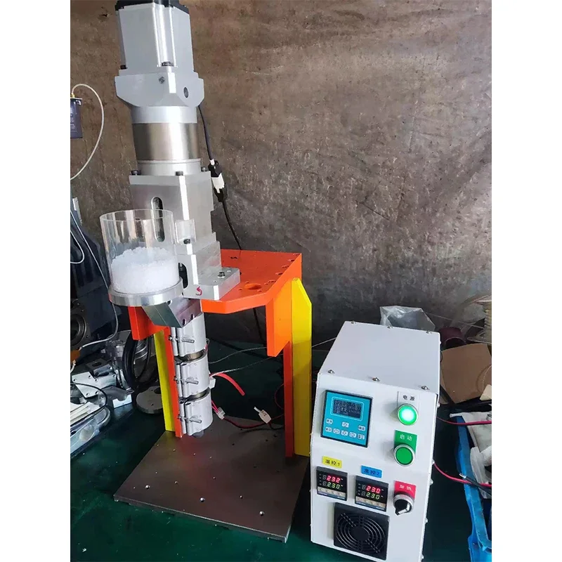 Electric 3D Printing Extruder Vertical Extruder 1200W Inje ction Molding Machine Desktop Laboratory Plastic ABS PP Extruder