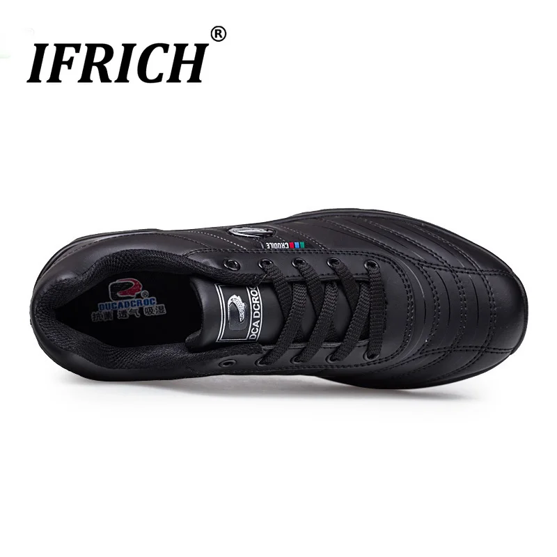 Zapatillas de correr para hombre, zapatos deportivos atléticos para caminar, gimnasio, cuero impermeable, cojín de marca, entrenamiento, tenis, Golf