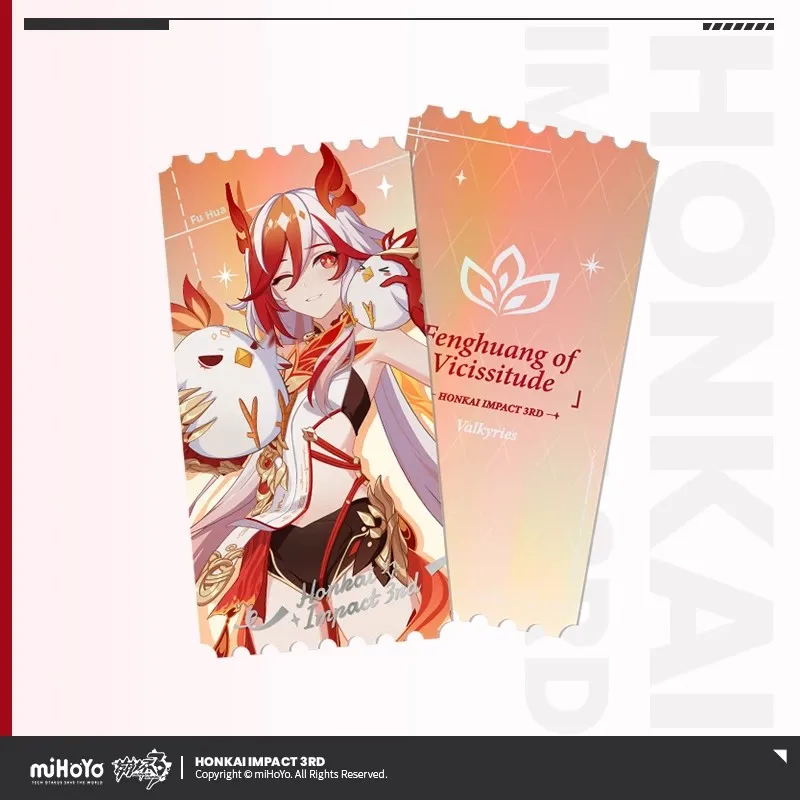 miHoYo HonkaiImpact3 Official Anime and Game Peripherals Fu Hua Floating Life - Feather of Dust DIY Theme Gift Box Holiday Gift