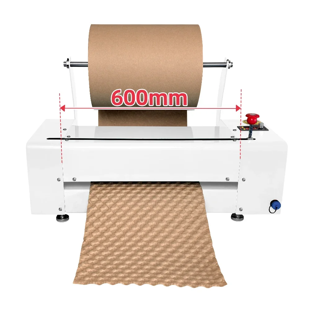 Aircosan 600mm Built-In Cutter 2026 Paper Bubble Machine 26m/min Cushion Bubble Wrapping for Sustainable Packaging