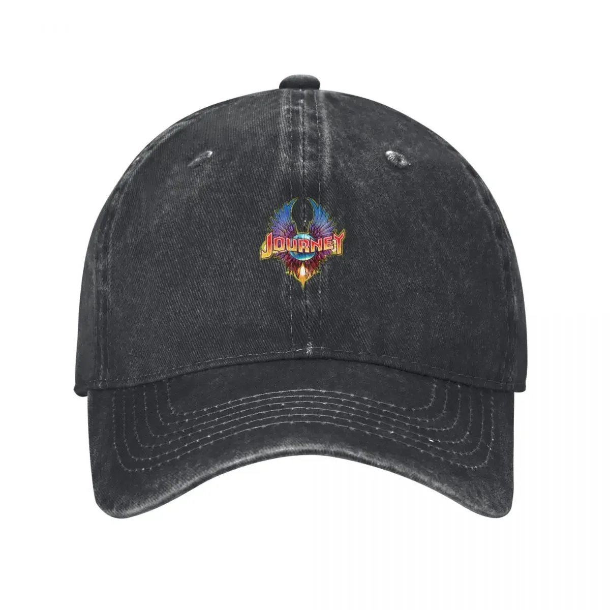 journey Logo rock band Baseball Cap black Sun Hat For Children Male Women's