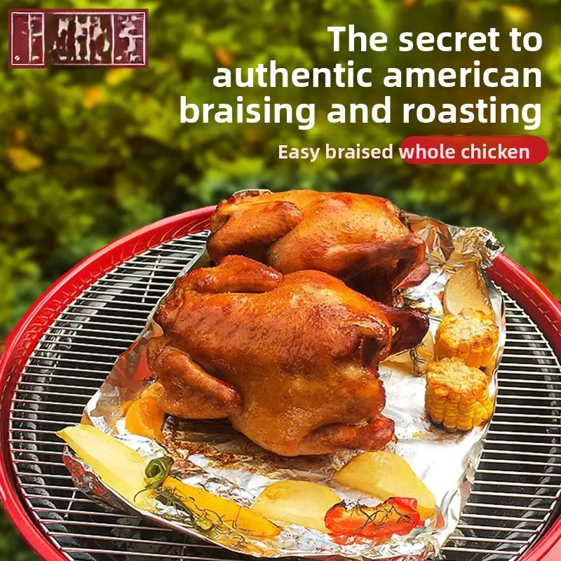 Outdoor grill Charcoal patio American apple stew brazier heating stove round