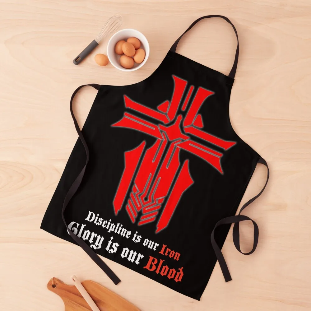 

Azur Lane - Iron Blood Logo with slogan Black Apron House Things For Home And Kitchen Apron For Kitchen