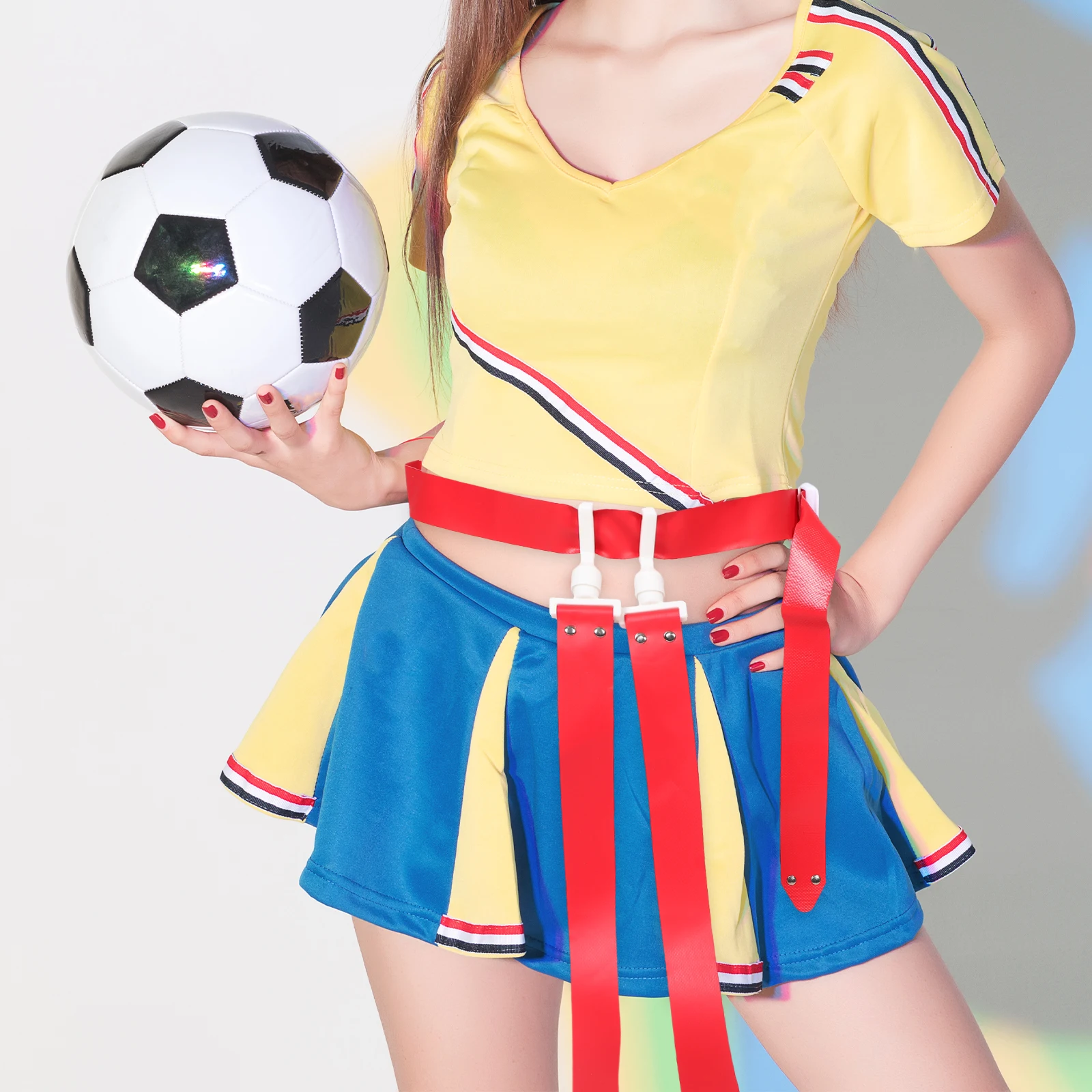 

Football Waist Flag Accessories for Boys Belts Field Day Set Adjustable Rugby Pvc Equipment