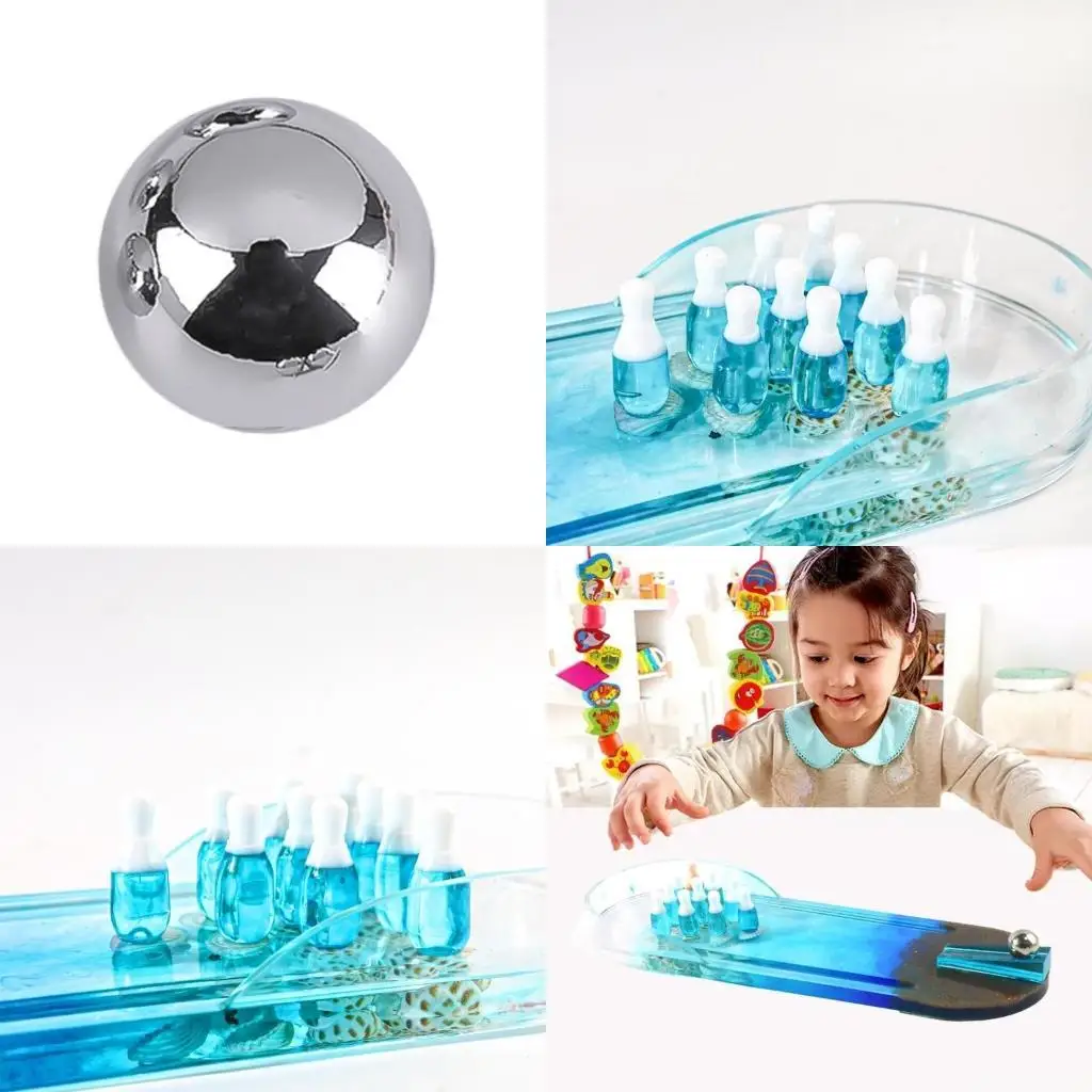 

31BB Resin Casting Molds Mini Bowling Alley Moulds Bowling Ball Silicone Mould