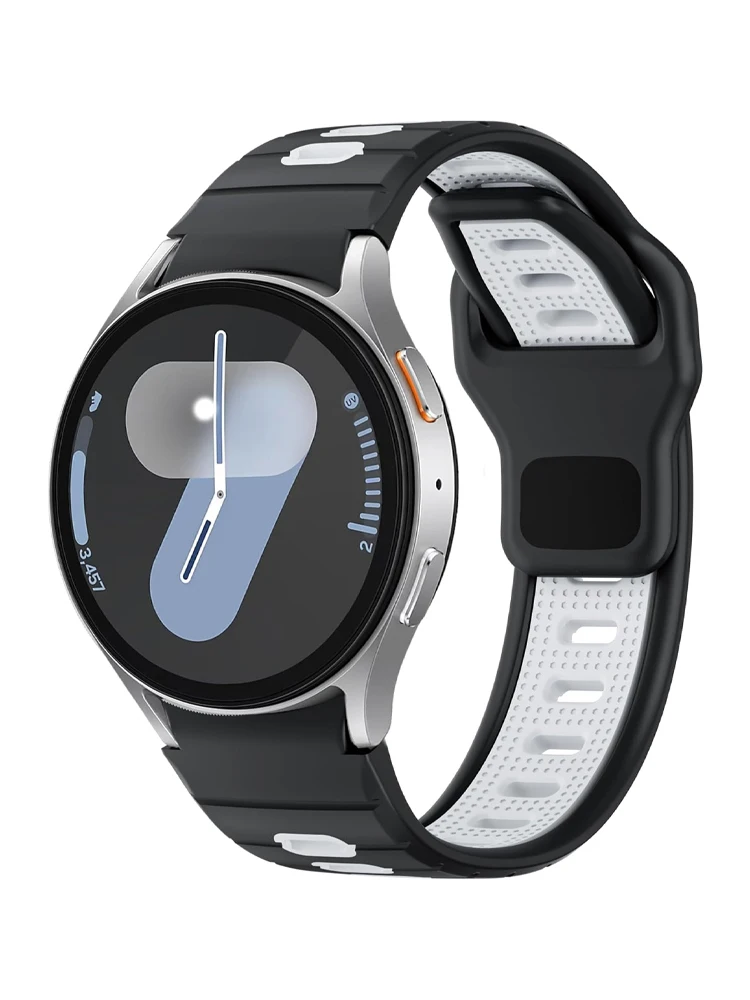 Armbänder für Samsung Galaxy Watch 7 6 4 Classic 5 Pro 45 mm 40 mm 44 mm, keine Lücken, Silikon-Sport-Correa-Armband, Galaxy Watch 7 Band