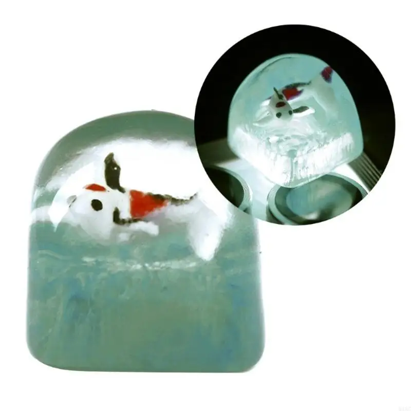 Anime-Cartoon Keycap süßes transparentes 3D-dreidimensionales Persönlichkeitsgeschenk