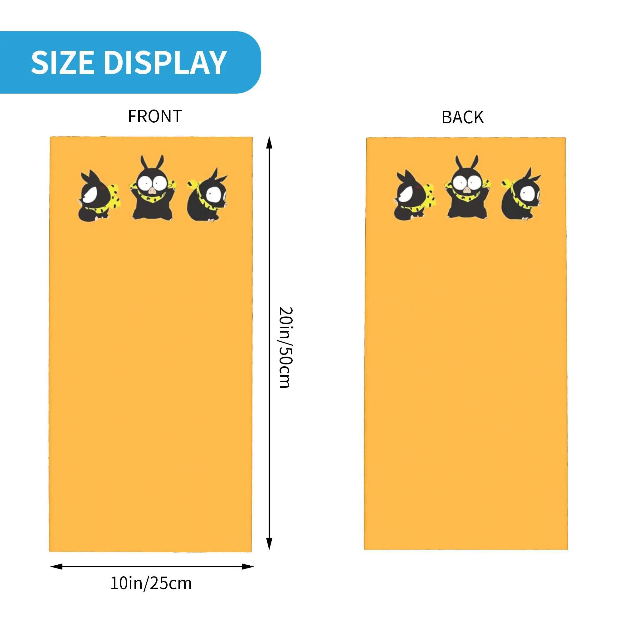 وشاح سحري مطبوع عليه رقبة P Chan Ranma Bandana، أغطية رأس متعددة الاستخدام للرجال والنساء والكبار قابلة للغسل