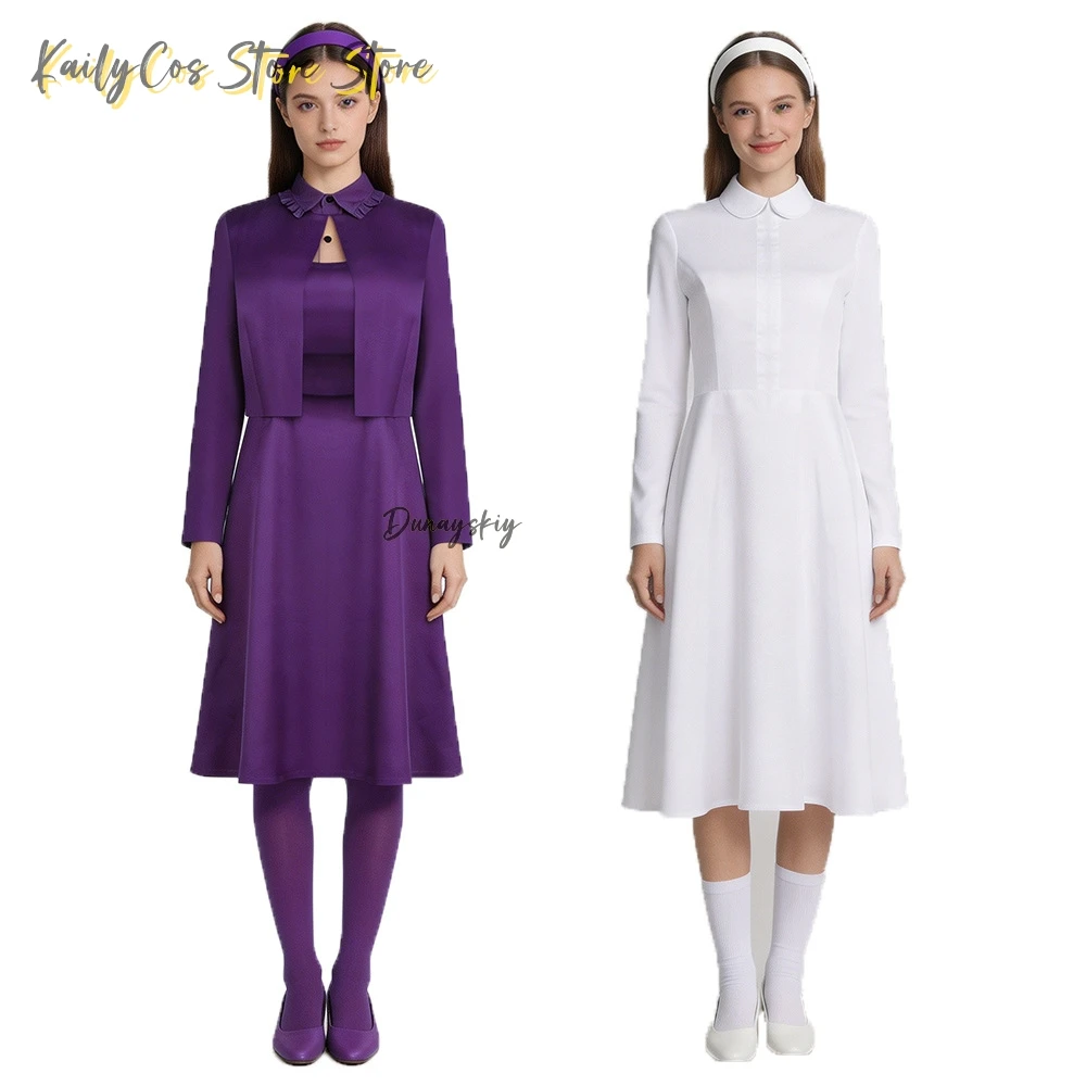 

2026 TV Testaments Cosplay Agnes Coat Skirt Cloth Women Party Disguise Roleplay Female Outfits Suit Halloween Costume Carnival