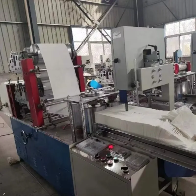 YG High Efficiency Napkin Making Machine Automatic Tissue Napkin Production Equipment OEM Supply