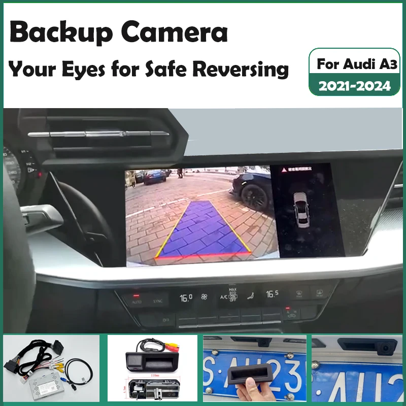 

Reverse Camera Interface For Audi A3L S3 8Y RS3 dynamic trajectory rear view backup MIB3 A4 S4 RS4 A5 S5 Q3L Reversing camera