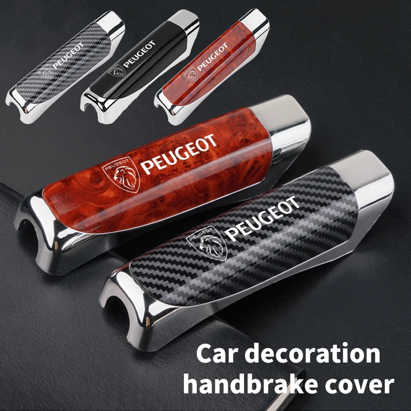 Car Handbrake Grips Guard Case Cover Durable Auto Universal For Peugeot 107 106 205 4008 301 607 407 508 2008 5008 108 807