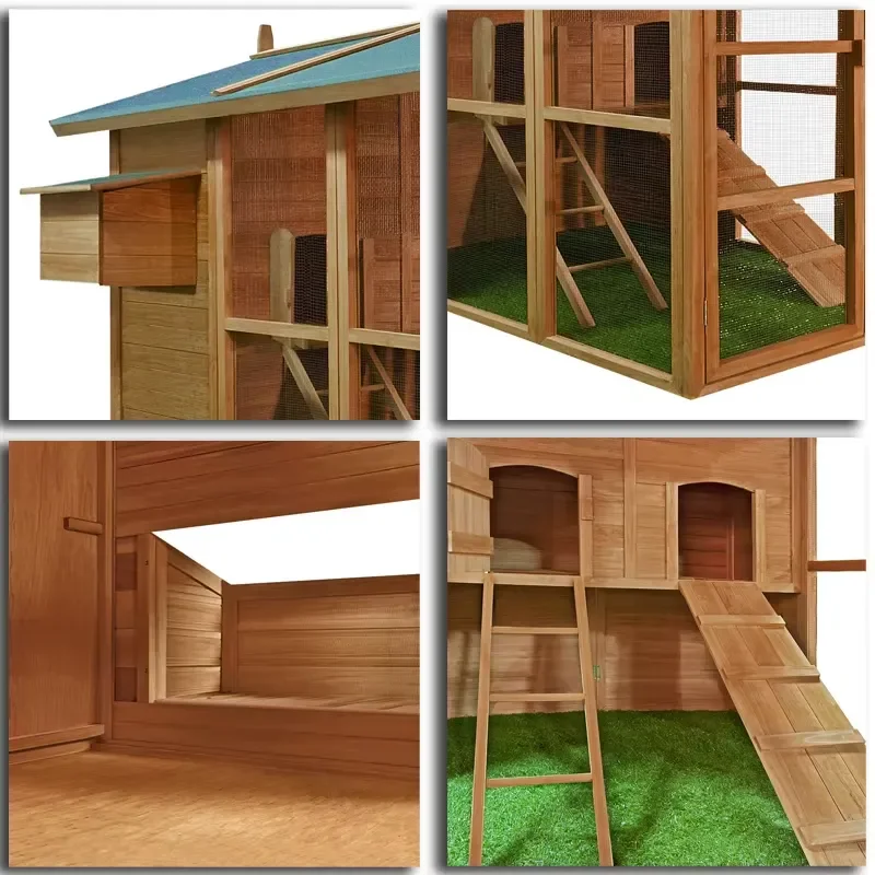 Wooden Chicken Layer Cage Chick House Chicken Coop Wooden Cage for Chicken