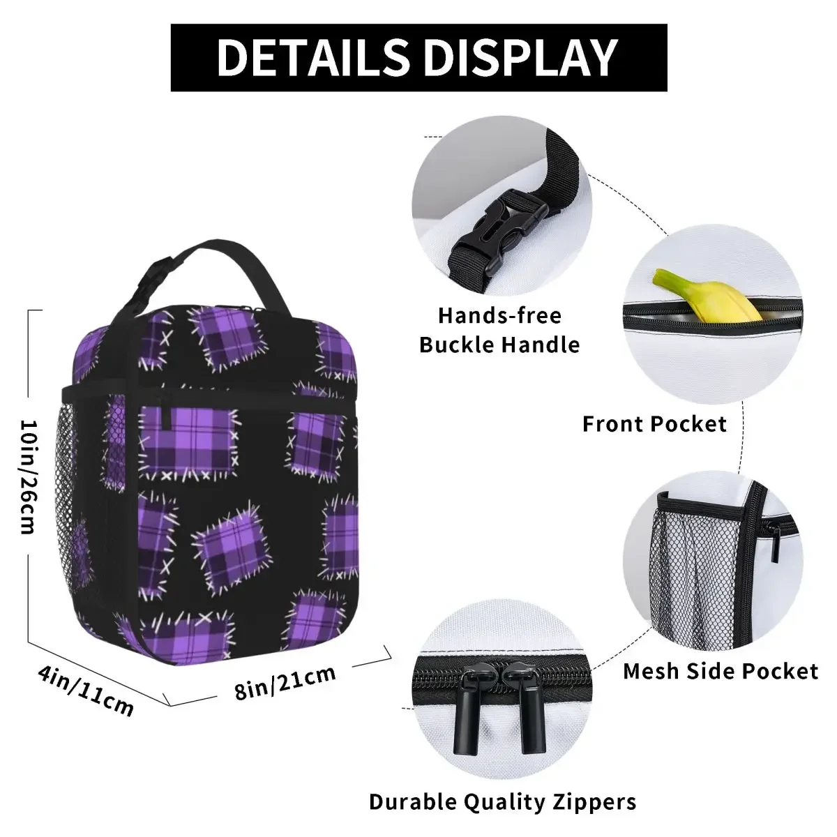Bestselling Virgil S Hoodie Patches Graphic Lightweight Lunch Bag Errand Run Durable Lunch Bag