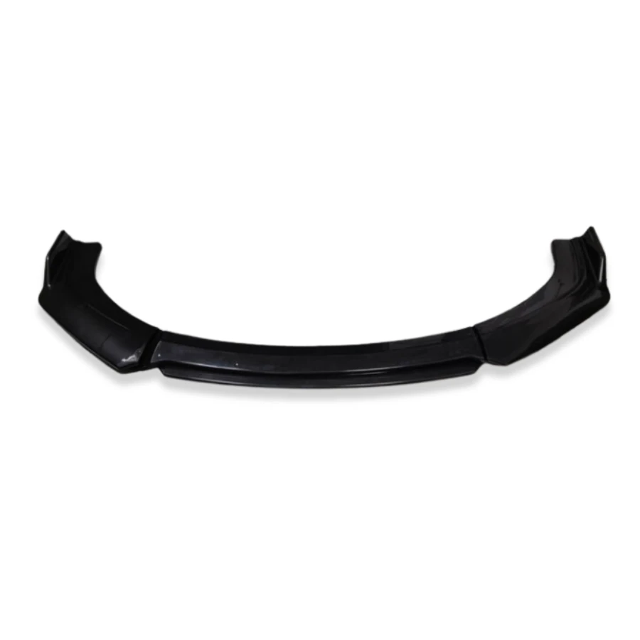 

Factory Hot Selling TIYPEOR Factory Cheap Four Section Front Bumper Lip Splitter Car ABS Red Universal Body Kit Spoiler Guard C