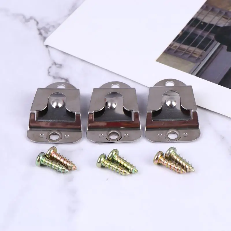 

3PCS Quality Microphone Hang Up Clip Handheld Microphone Hook For Mobile Two-Way Radios TAP-9073B