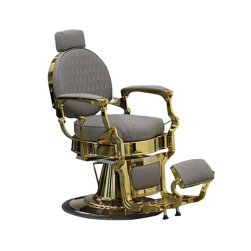Men's retro oil head chair barber shop special can put down the scalp and shave