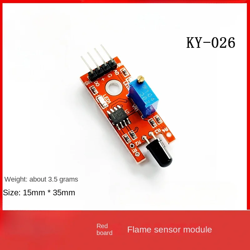 Red board flame sensor module KY-026 sensor