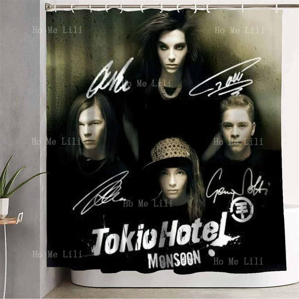 The Song Of The Tokyo Hotel Is Obsessed With Gorgeous Pop Music Shower Curtain For Bathroom Decor