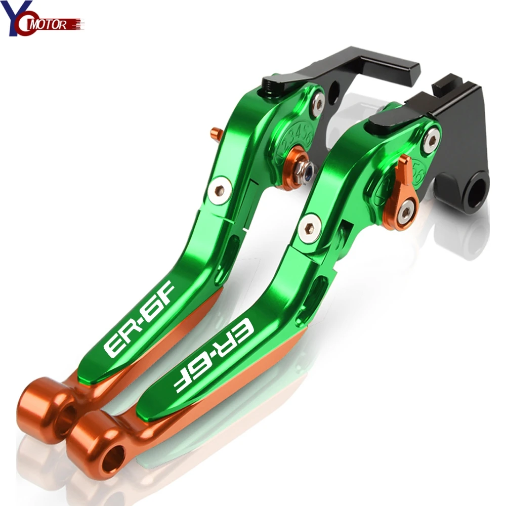 1 Pair For KAWASAKI ER-6F ER6F 2009-2016 CNC Aluminum Accessories Motorcycle Adjustable Extendable Foldable Brake Clutch Levers