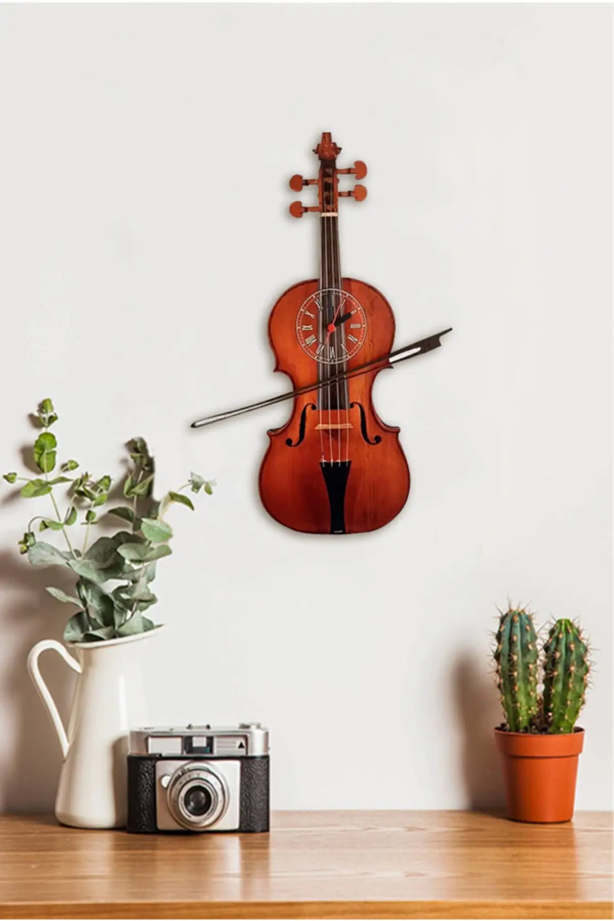 Violin swing pendulum wall clock 2022 home decoration, new tend, giftable, colorful walls, free shipping