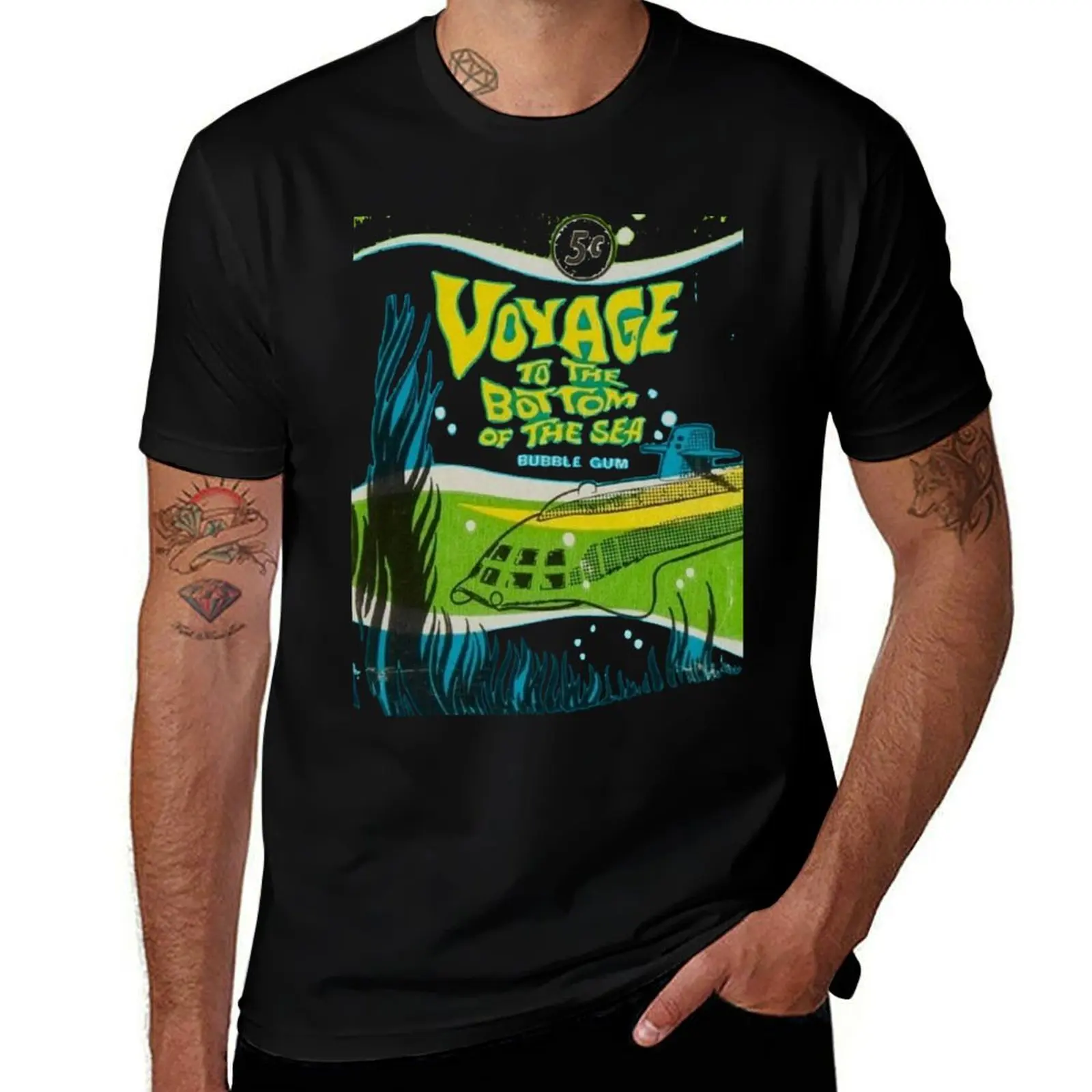 Voyage to the Bottom Of The Sea T-Shirt All Match Basic Short Sleeve Top