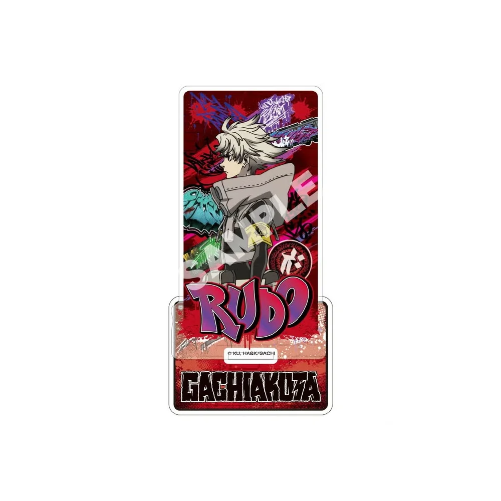 Gachiakuta Graffiti Art Ver 15&10CM Double Sided Acrylic Stand Keychain 2026 New Anime Stand Rudo Enjin Riyo Zanka Desk Decor