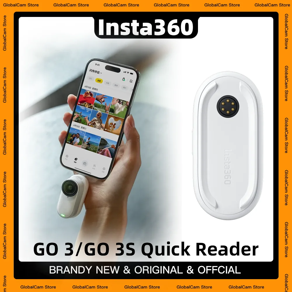 Insta360 액세서리 GO 3 / GO 3S 퀵 리더, 오리지널 카드 리더, 빠른 전송 