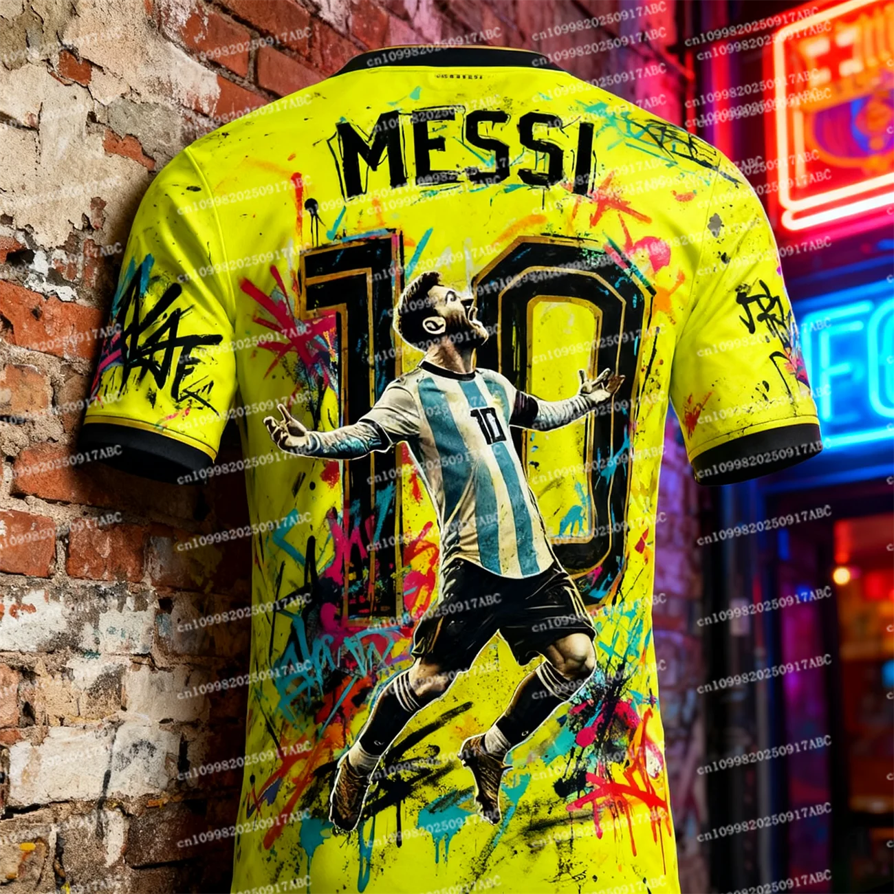 عيد الميلاد التي شيرت الصيف الرجال جيرسي مروحة هدية ميسي جيرسي التي شيرت الرجال كرة القدم جيرسي المرأة جيرسي الكبار النساء جيرسي طفل جيرسي #5