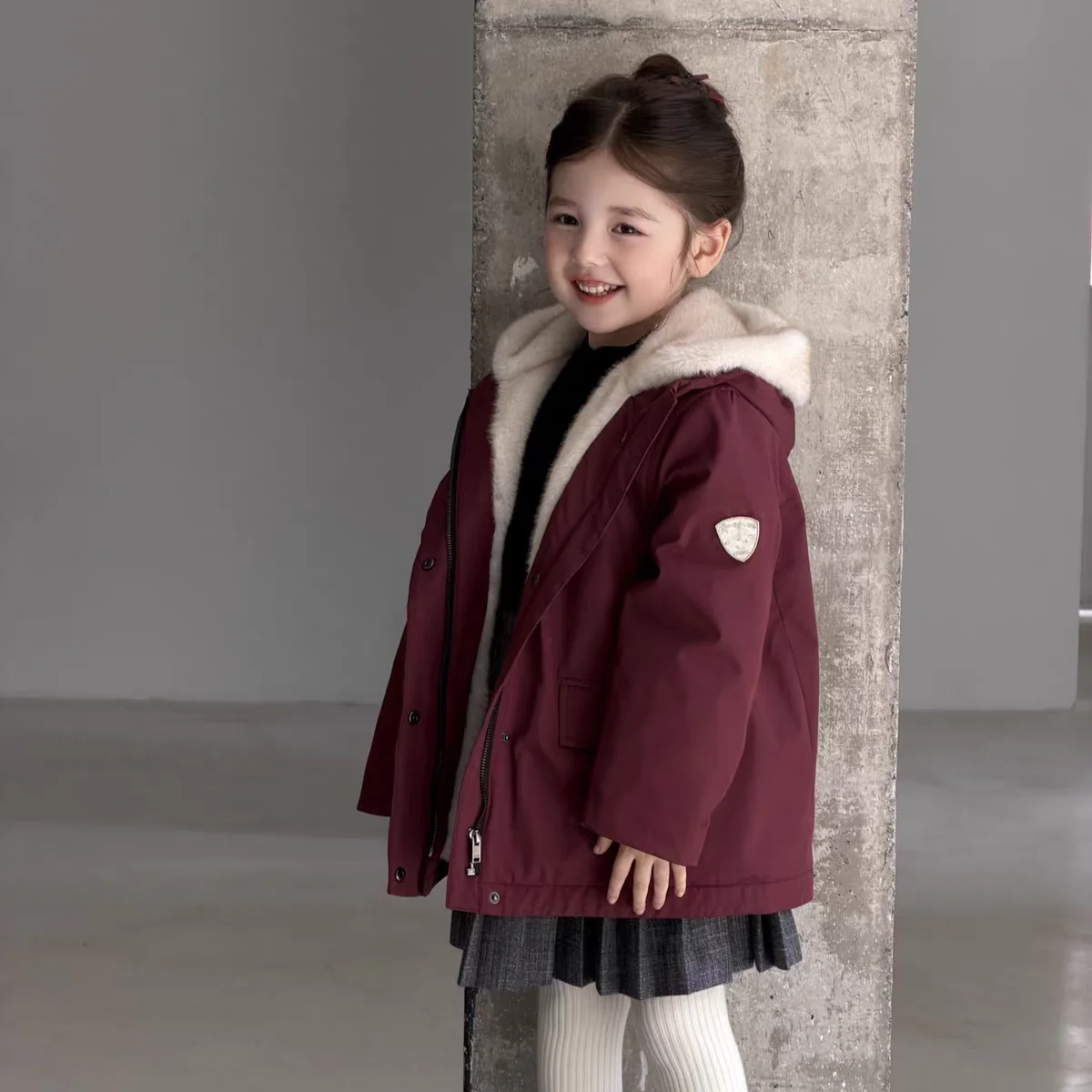 

Распродажа, осень-зима 2021, ветрозащитные утепленные парки с капюшоном для маленьких девочек, куртки для мальчиков, детское пальто из хлопка с внутренней стороны