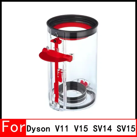 Contenedor de polvo grande per Dyson V11 V15 SV14 SV15 SV22 aspirador de ricambio cubo de polvo contenedor de barrido