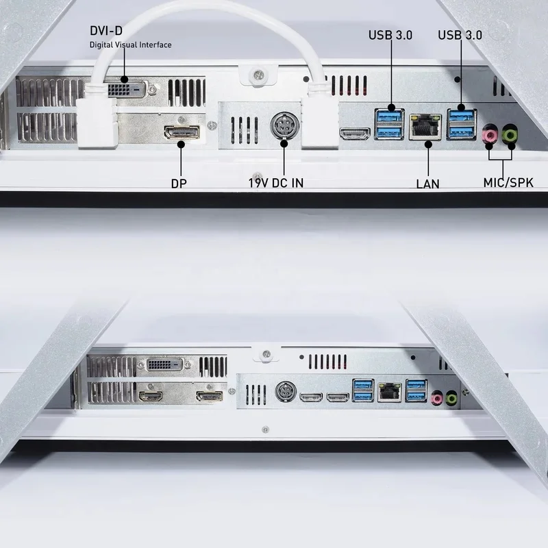 23.8 Inch All In One PC I3 9100F I5 9400F I7 9700F Computador All-in-one 1 GTX 1050ti Graphics Monoblock Desktop Computer