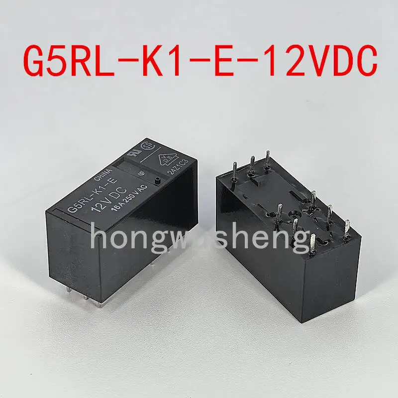 

100% Новинка, 1 шт., реле G5RL-K1-E-12VDC 16A, 9 контактов