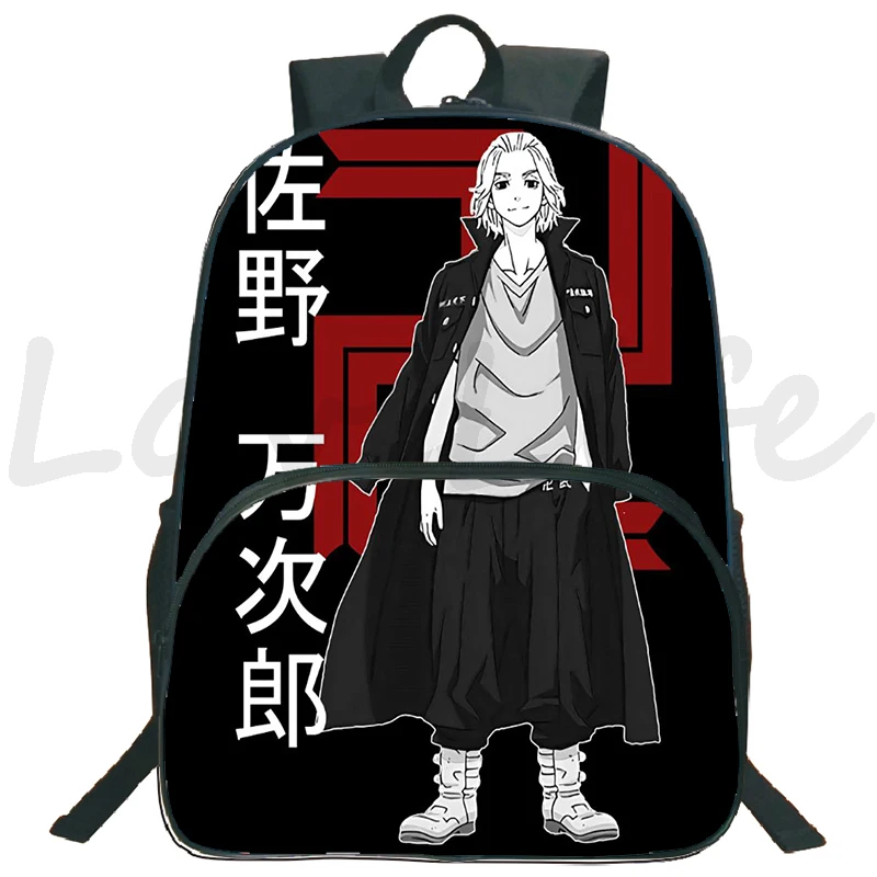 

Anime Tokyo Revengers Mikey Backpack Teenager Boys Girls Cartoon School Bags Student Zip Bookbag Travel Rucksack 16 Inch Mochila