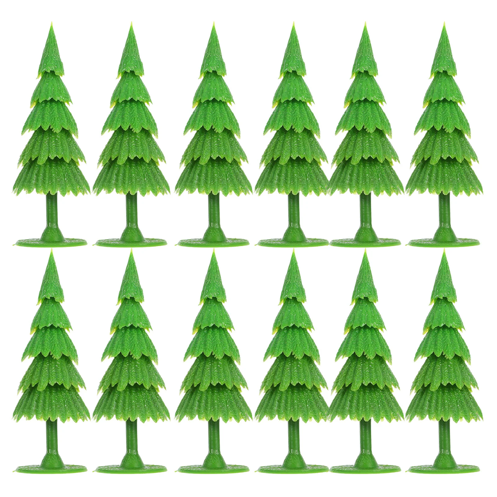 

20Pcs Christmas Diorama Trees Mini Artificial Pine for Winter Decor Cake Topper Train Scenery DIY Display