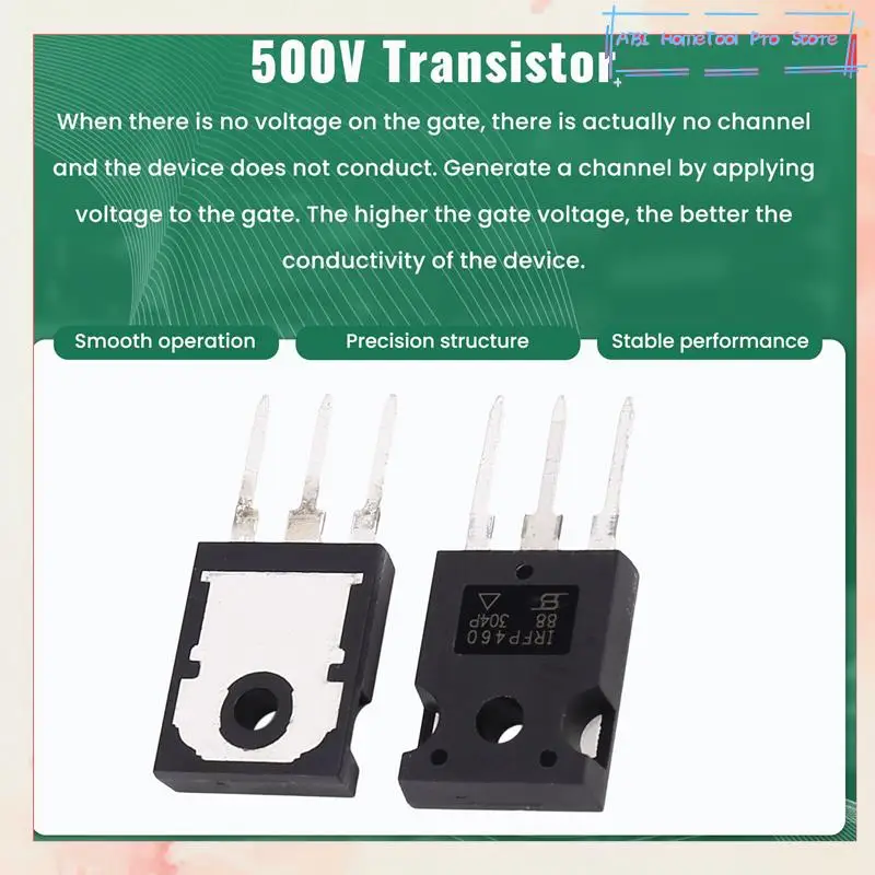 

5Pcs 5X IRFP460 20A 500V Power MOSFET N-Channel Transistor-A73I