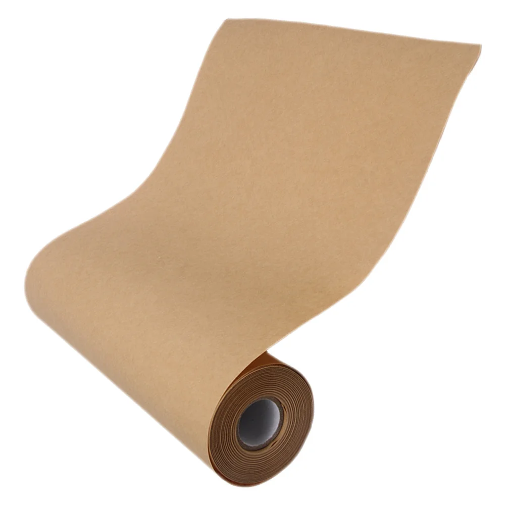 1pcs 1 Roll Brown Kraft Paper Roll Natural Wood Pulp Gift Wrapping Paper For Parties Flower Bouquet Diy Craft Packing Material