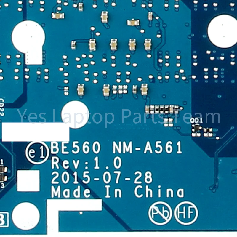 NM-A561 لينوفو ثينك باد E560 اللوحة الرئيسية للكمبيوتر المحمول 01AW105 SR2EY i5-6200U UMA اللوحة الأم للكمبيوتر المحمول 100% تم اختبارها