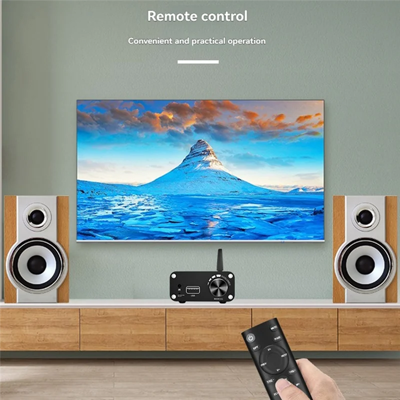 

FORW-HIFI Sound Bluetooth Amplifier TPA3116 Stereo 2.0 Channel Class D 200W Power Digital Audio Amplifier 24V5A Power