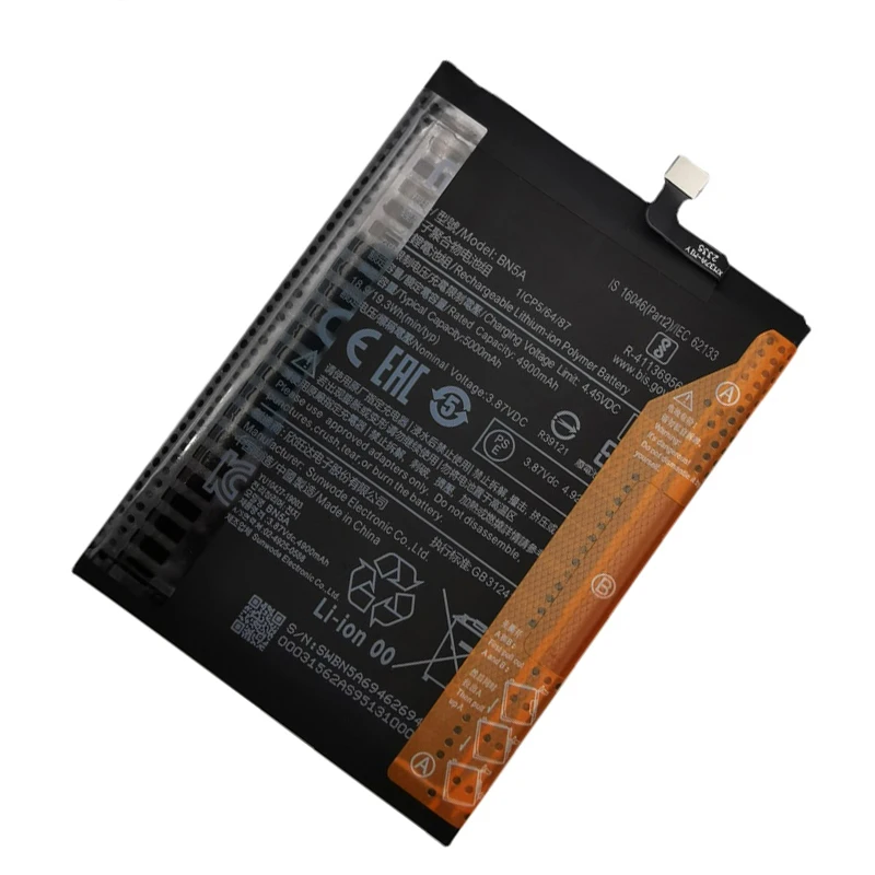 NEW BN5A High Quality 5000mAh Battery For Xiaomi Redmi Note 10 5G POCO M3 Pro 5G Mobile Phone Batteries Bateria Batterij+Tools