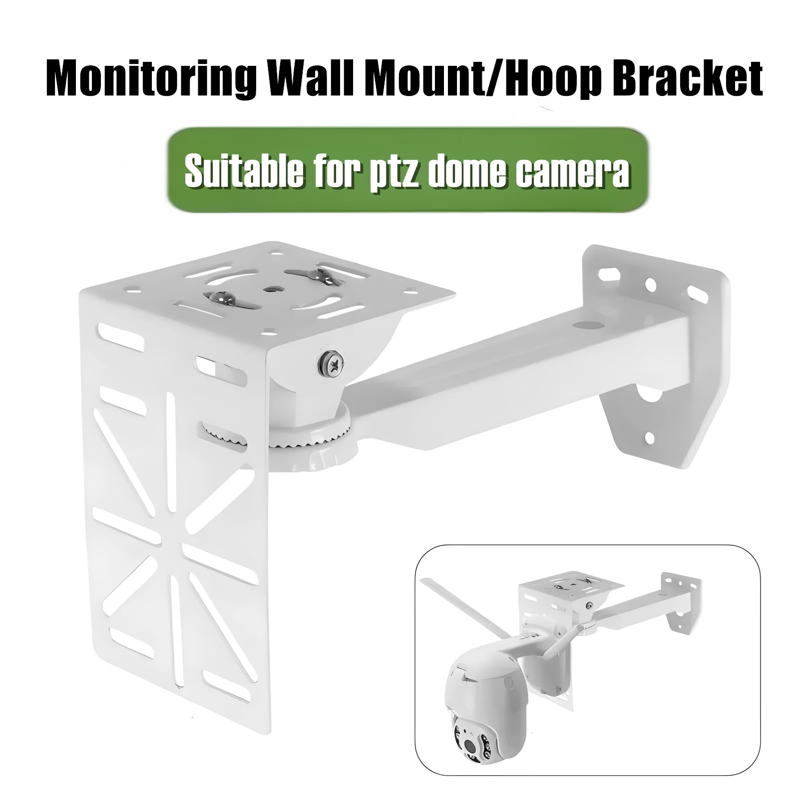 Soporte de aro de monitoreo para exteriores, montaje de esquina/pared Exterior, soporte de poste Vertical, soporte para cámara de seguridad CCTV