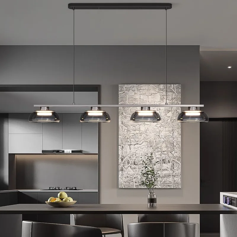 

Nordic Minimalist Long LED Pendant Light Used for Designing Dining Tables and Kitchens Chandelier Home Decor Lusters Luminaires
