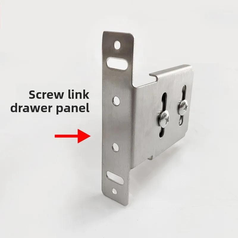 Iron Pull Out Basket Drawer Front Connector Bracket M Reference Marking Cabinet Door Panel Fixing Kitchen Furniture Repair