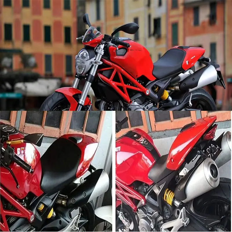 For Ducati Monster 796 696 795 659 1100 1100S 2008 -2013 2014 Motorcycle Pillion Rear Passenger Seat Cowl Cover Hump Fairing