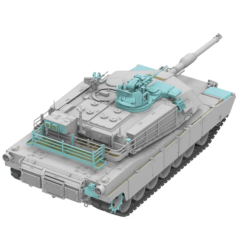 Ryefield model Assembly tank model kit RM-5106 M1A1 Abrams Ukraine/Poland 2in1 attached reactive armou 2in1 Limited Edition 1/35 - Image 5
