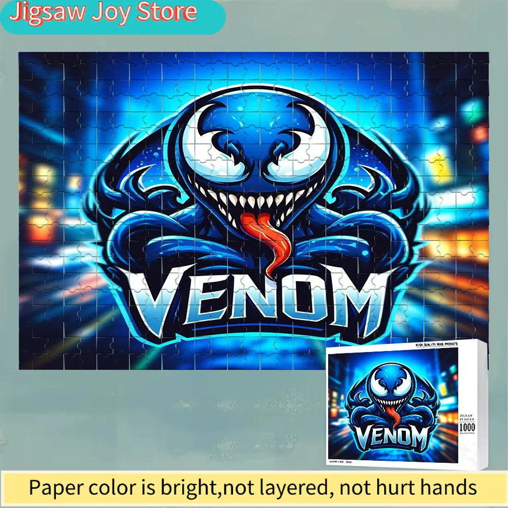 

of Venom Puzzle | Suitable for, Fun Drawing Puzzle Games, Home Decoration, Christmas and Halloween Gifts, Classic Family Games